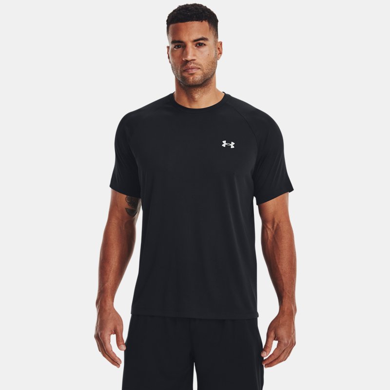 Men's Under Armour Tech™ Reflective Short Sleeve Black / Reflective 3XL